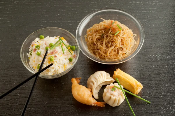 Çin gıda mixmezcla de comida china — Stok fotoğraf
