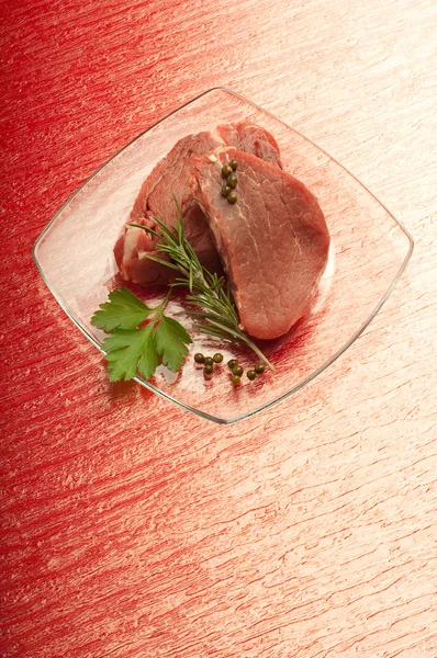 stock image Raw tenderloin