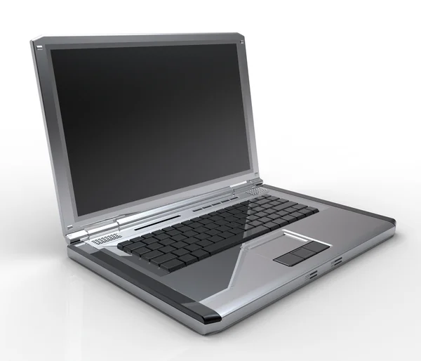 Laptop isolado — Fotografia de Stock