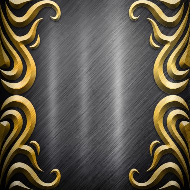 Metal background (silver collection) clipart