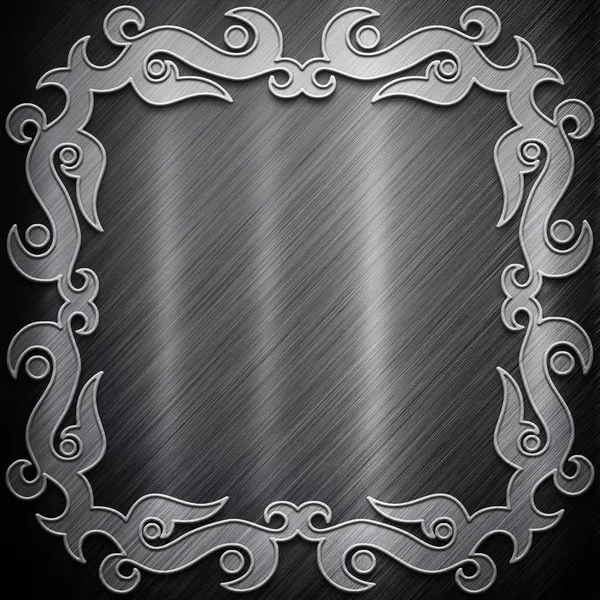 Metalowe tło (srebrna kolekcja) — Zdjęcie stockowe