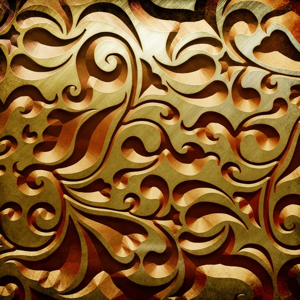 Металлический фон (золотая коллекция ) — стоковое фото