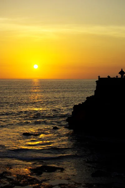 Sunset on Bali island — Stock Photo, Image