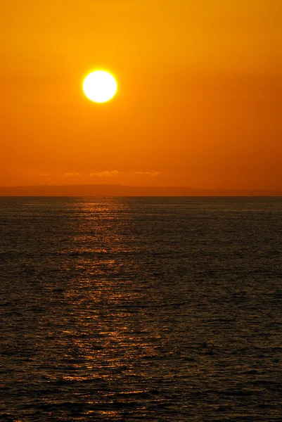 Sunset on Indian ocean — Stock Photo, Image