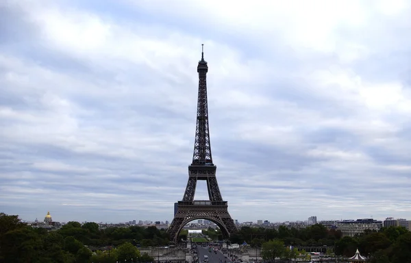 Eyfel Kulesi ve Trocadero görünümü — Stok fotoğraf