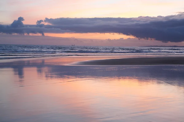 stock image Clouds over Atlantic seaside