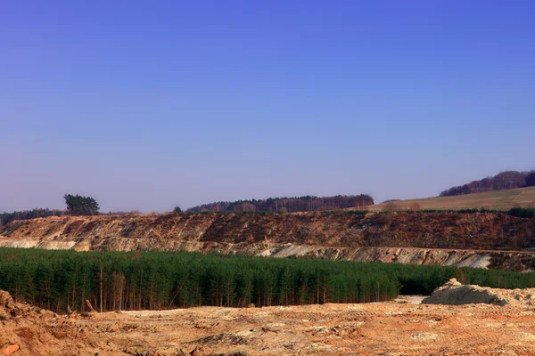 stock image Damaged land