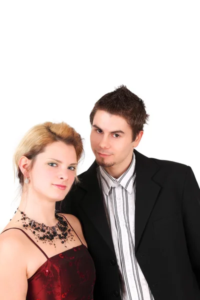 Genç erkek ve kız birlikte — Stok fotoğraf
