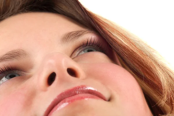 Close-up of young woman's face — Stock Photo, Image
