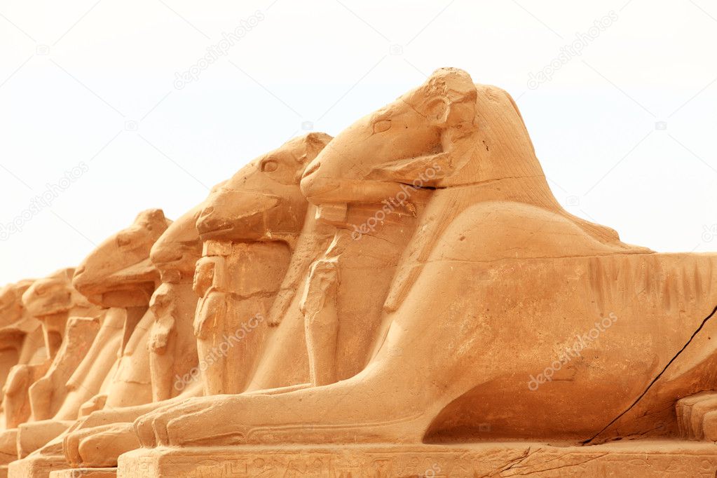 Sphinx sculptures