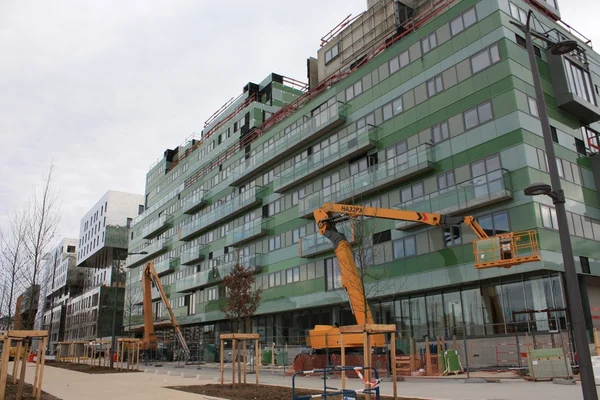 Construção de edifícios — Fotografia de Stock