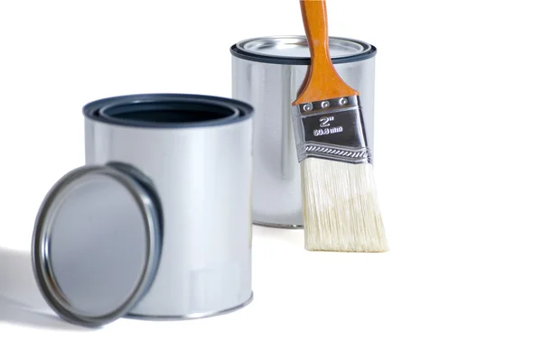 stock image Two Cans One Brush