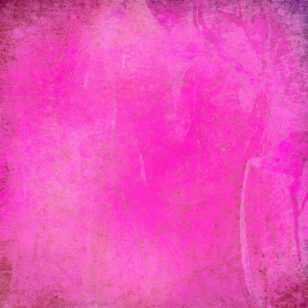 Grunge 粉红色背景与帧 — 图库照片