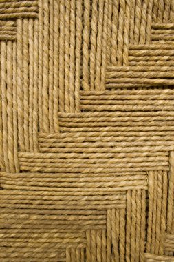 Grass rope weave background