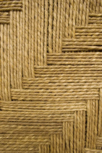 Gras touw weven achtergrond — Stockfoto