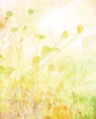 Soft summer meadow background clipart