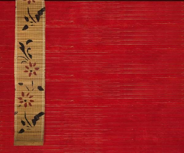 Flor de bambu banner fundo — Fotografia de Stock