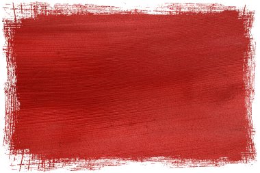 Grunge red contoured coconut paper clipart