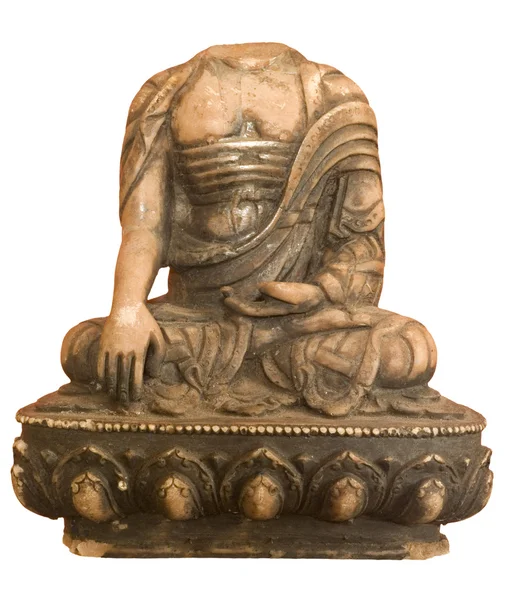 Boeddha headless geïsoleerd — Stockfoto