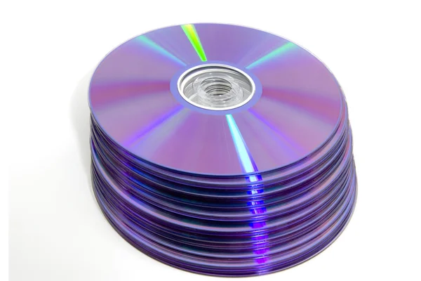 Muitos DVDs — Fotografia de Stock