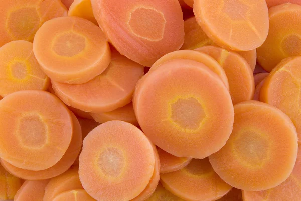 Морковные ломтики — стоковое фото
