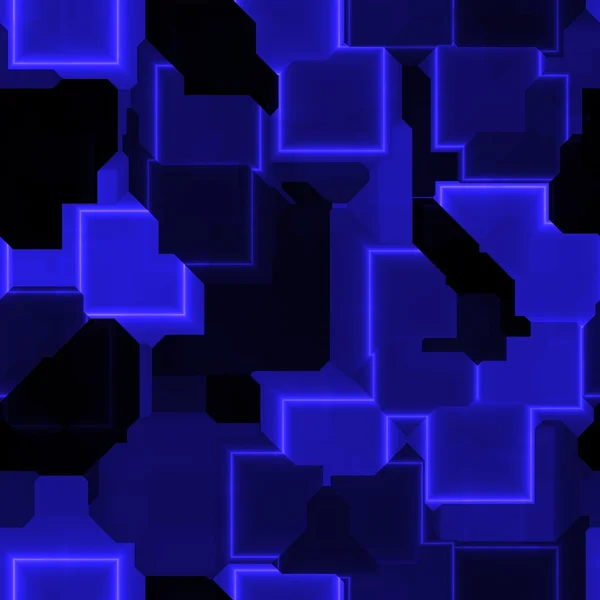 Square glowing pattern — Stock Photo, Image