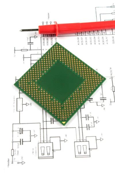 stock image Microprocessor