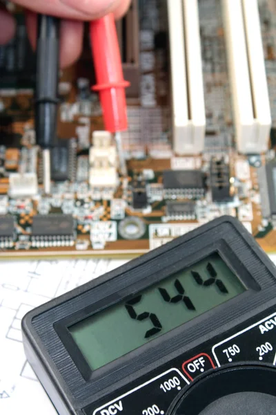 Elektronische meter — Stockfoto