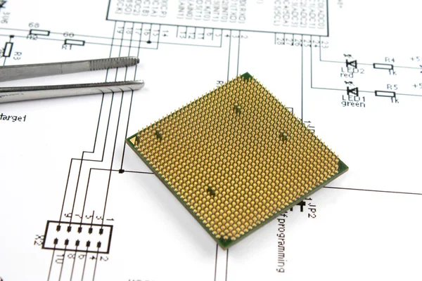 Stock image Microprocessor