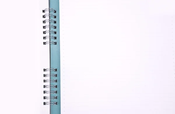 空白のノートブック - 緑 — ストック写真