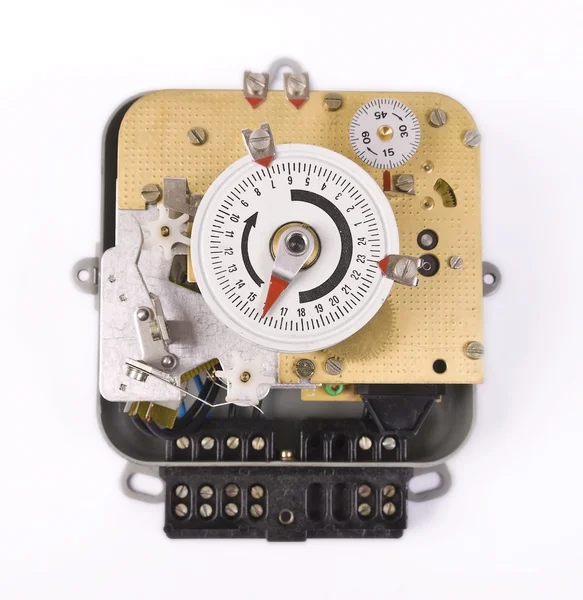 Dispositivo timer elettromeccanico — Foto Stock