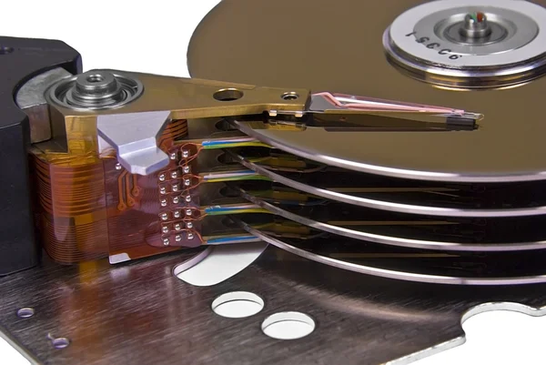 Internals of a hard disk drive — Stock Photo, Image