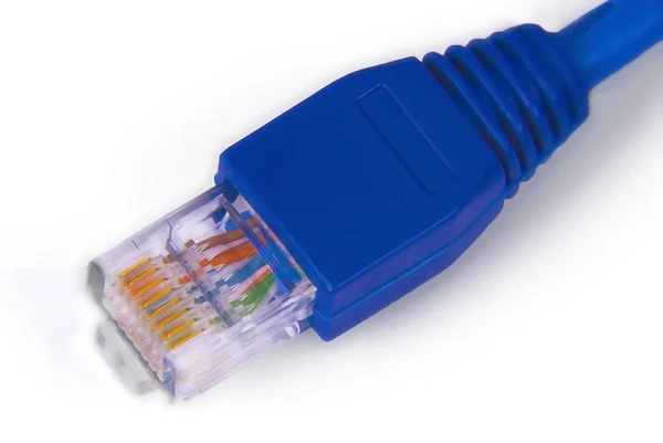 Rj45 - computer network connector — Stock Photo, Image