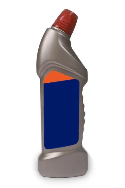 Bottiglia di plastica ergonomica — Foto Stock