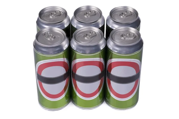 No-name drink cans — Stock Photo, Image