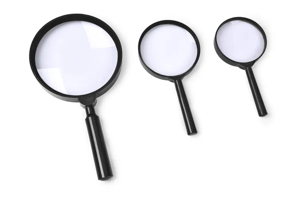 Magnifying glass set — Stock Photo, Image