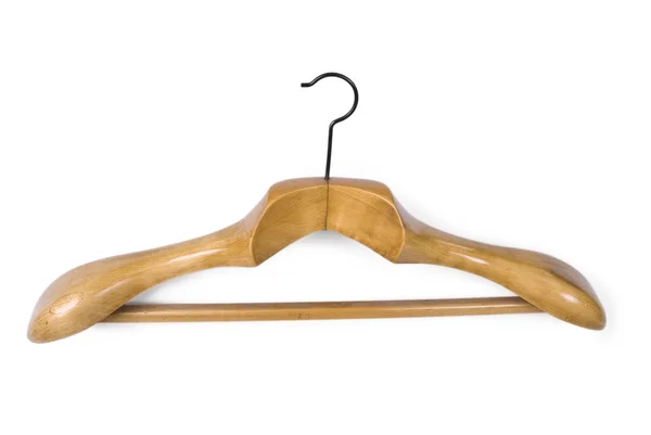 Massive wooden coat hanger — Stock Photo, Image