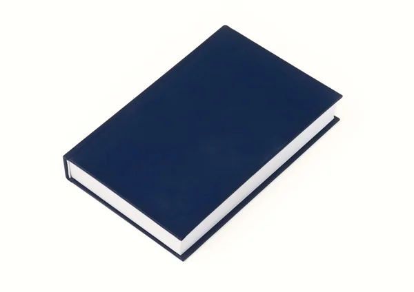 本蓝色的书 — 图库照片