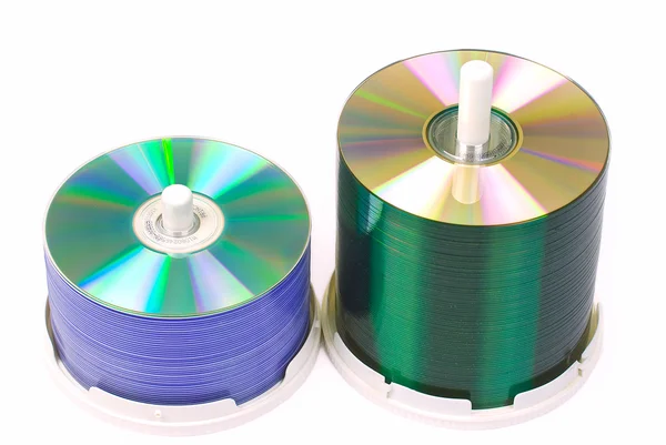 Оптические диски — стоковое фото