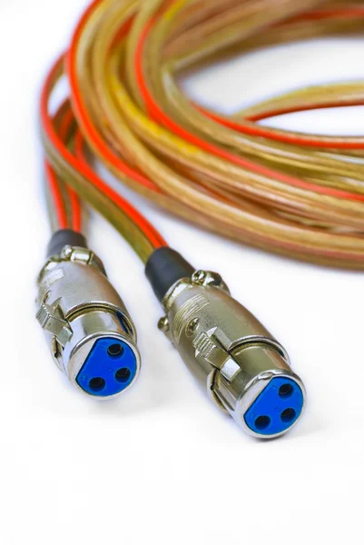 Conectores, contactos y cables — Foto de Stock