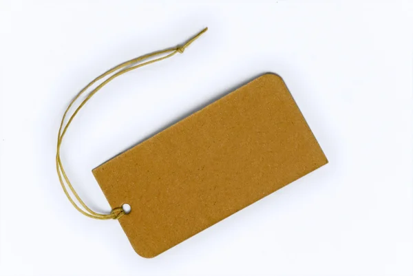 Tag with string — Stock Photo, Image