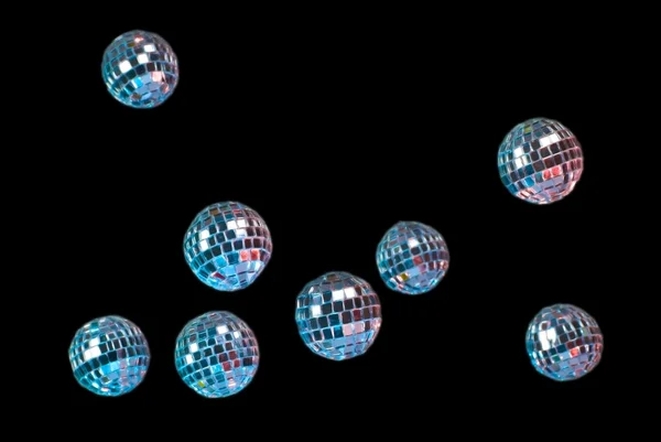 Disco bolas en el espacio vacío Fotos de stock libres de derechos