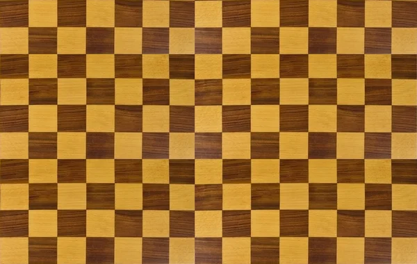 Large wooden chessboard patern — Stock Photo, Image