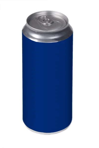 Blue drink can — Stock Photo, Image