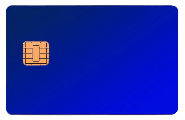 Kreditkort med chip Royaltyfria Stockbilder