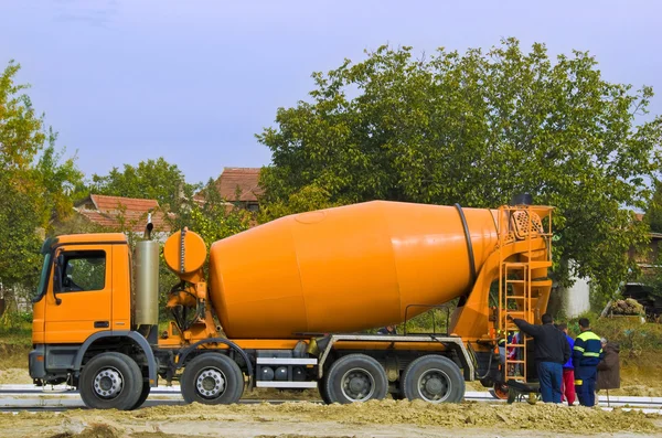 Misturador de concreto — Fotografia de Stock