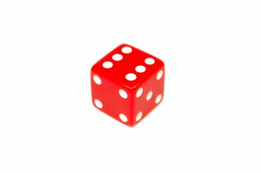 Red dice clipart