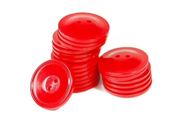 Botones rojos — Foto de Stock