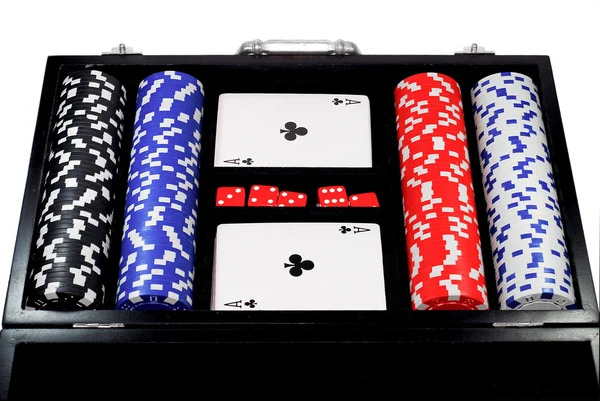 Poker set — Stock Photo, Image