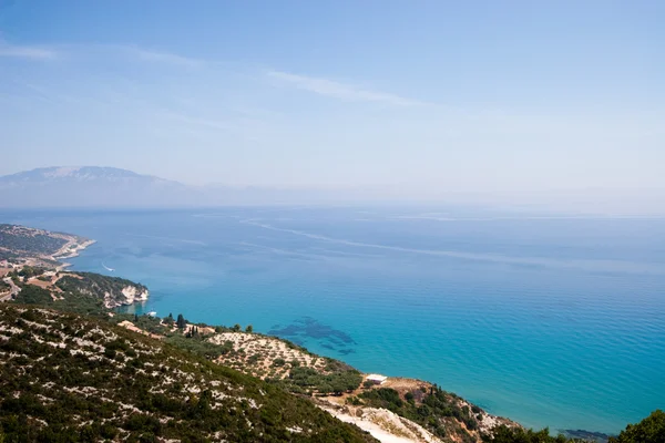 Blick von der Insel Zakynthos — Stockfoto